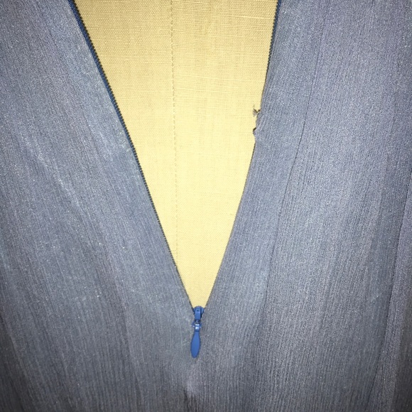 Maggy London Blue Chiffon Dress - Picture 4 of 4